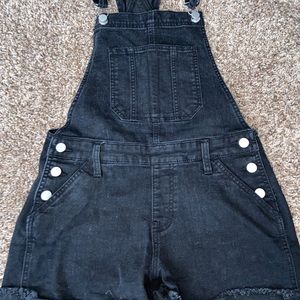 Black overalls